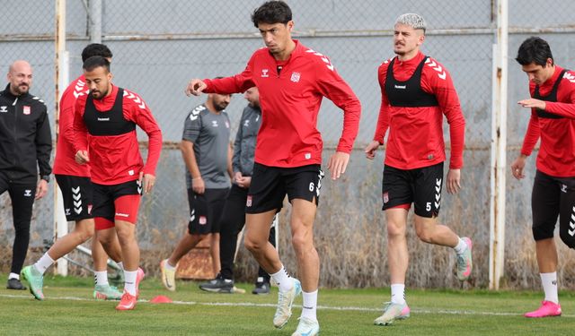 Sivasspor, Manisa FK maçının hazırlıklarını tamamladı