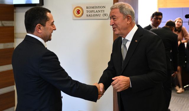 TBMM Milli Savunma Komisyonu Başkanı Akar, Gürcistan Parlamentosu heyetiyle görüştü