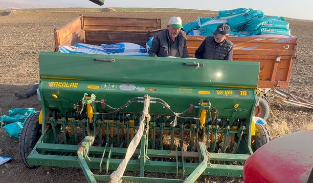 Yozgat'ta kuraklık nedeniyle buğday ekimi kasım ayına sarktı
