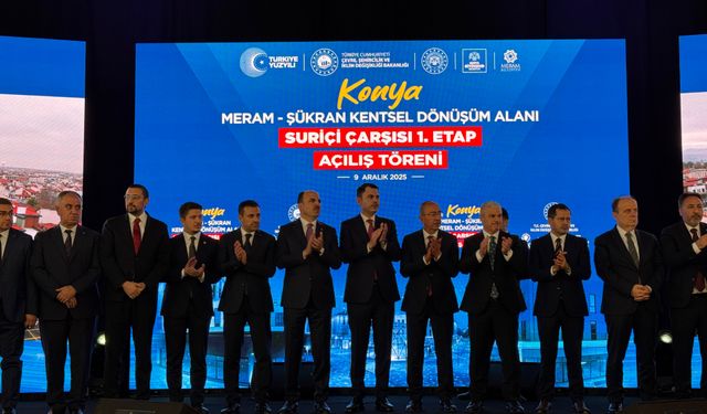 Bakan Kurum, Konya'da açılış töreninde konuştu: