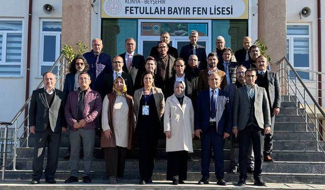 Beyşehir'de proje okul müdürlerinin katılımıyla toplantı gerçekleştirildi