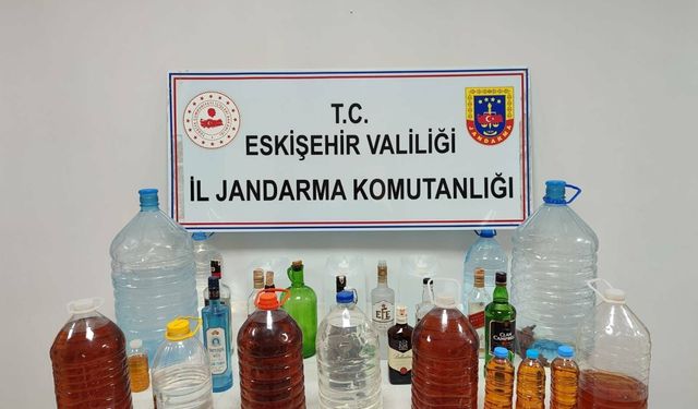 Eskişehir'de 78 litre sahte alkol ele geçirildi