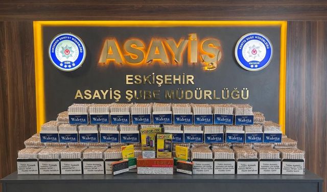 Eskişehir'de kaçakçılık operasyonunda 2 zanlı yakalandı