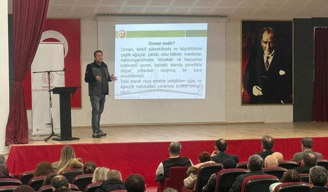 Eskişehir'de öğretmenlere orman yangınlarına karşı farkındalık eğitimi verildi