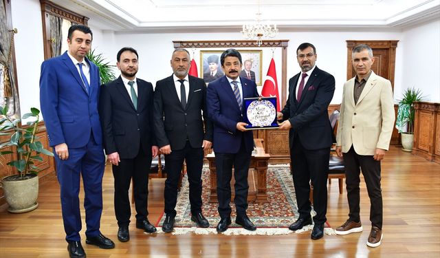 KİMDER heyetinden Kırşehir Valisi Demiryürek'e ziyaret