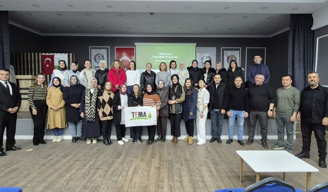 Kırıkkale'de TEMA Vakfı gönüllüsü öğretmenler doğa eğitimlerinde buluştu