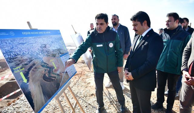 Kırşehir Valisi Demiryürek, DSİ çalışmalarını yerinde inceledi