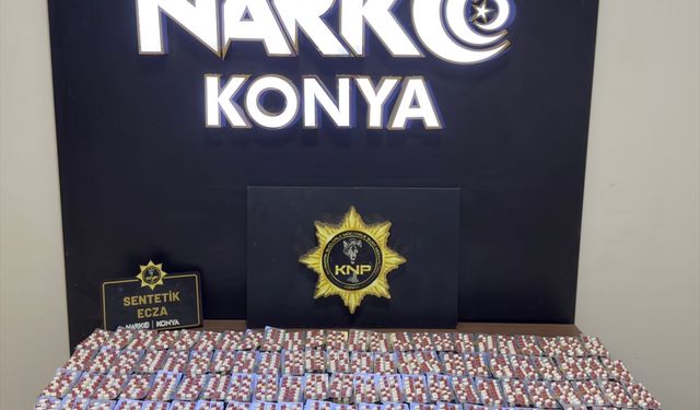 Konya'da uyuşturucu operasyonlarında yakalanan 76 zanlı tutuklandı