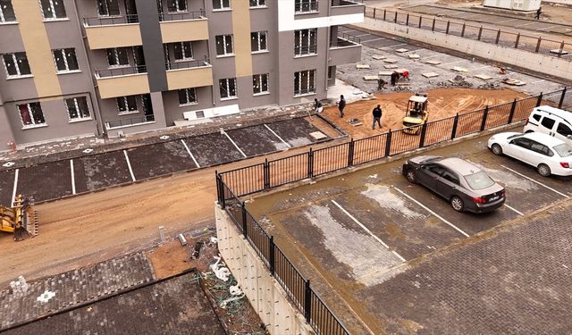 Melikgazi Belediyesi Küçükali Mahallesi'ni modern ve estetik görünüme kavuşturuyor