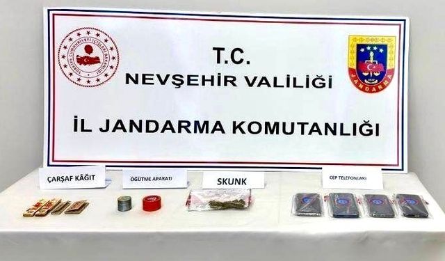 Nevşehir merkezli uyuşturucu operasyonunda 5 zanlı yakalandı