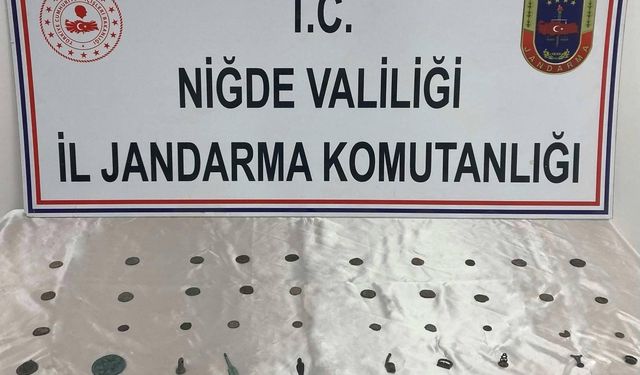 Niğde'de tarihi eser kaçakçılığı operasyonunda 1 zanlı yakalandı