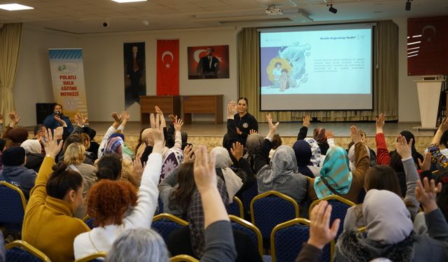 Polatlı'da 'En İyi Narkotik Polisi Anne Projesi' anlatıldı