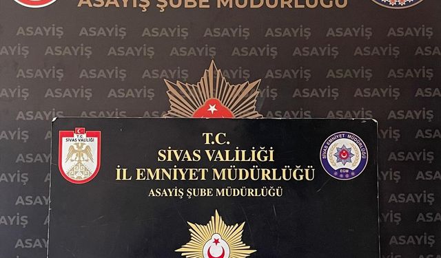 Sivas'ta camiden hırsızlık yapan şüpheli tutuklandı