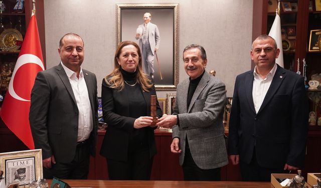 Başkan Ataç DİSK Başkanını ağırladı