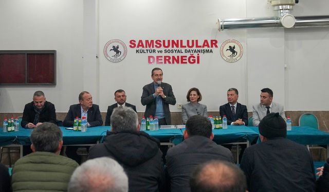 Ünlüce ve Ataç Samsunlularla buluştu