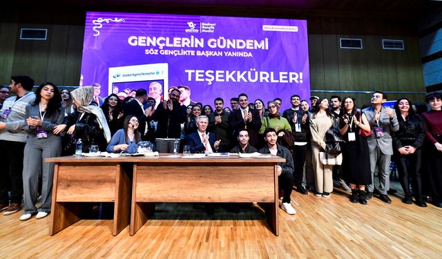 ABB Başkanı Yavaş, 'Söz Gençlikte, Başkan Yanında' programına katıldı