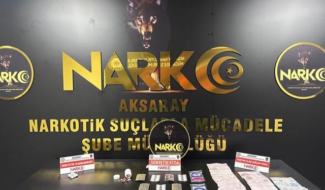 Aksaray'da uyuşturucu operasyonunda 8 şüpheli tutuklandı