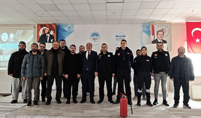 Bünyan ve Felahiye ilçelerinde 'Afet Farkındalık ve Yangın Söndürme Eğitimi' verildi