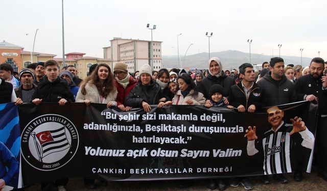 Çankırı'dan Iğdır'a atanan Vali Taşolar için uğurlama töreni düzenlendi