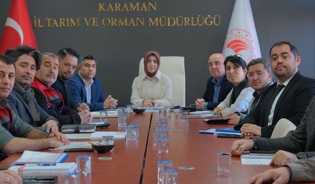 Karaman İl Tarım ve Orman Müdürlüğünce dönem toplantısı düzenlendi