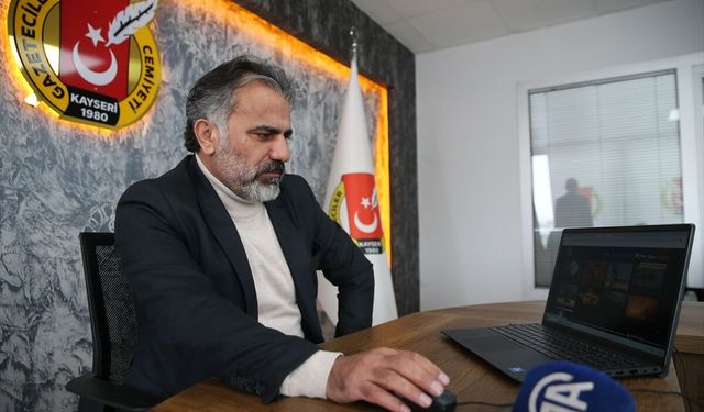 Kayseri Gazeteciler Cemiyeti Başkanı Kösedağ, AA'nın 'Yılın Kareleri' oylamasına katıldı