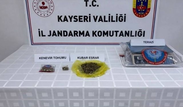 Kayseri'deki uyuşturucu operasyonunda 2 şüpheli yakalandı