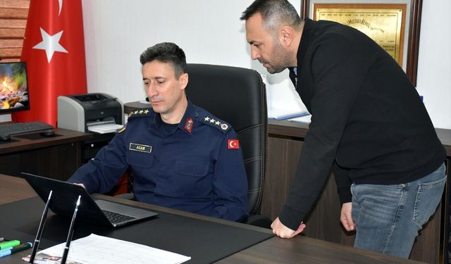 Kırıkkale İl Jandarma Komutanı Acar, AA'nın 'Yılın Kareleri' oylamasına katıldı