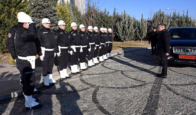 Kırıkkale Valiliğine atanan Hüseyin Engin Sarıibrahim görevine başladı
