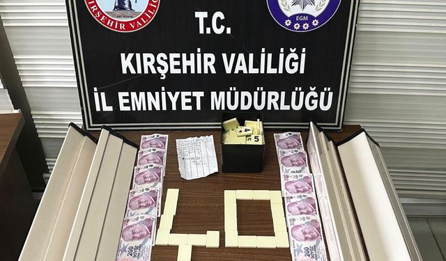 Kırşehir'de kumar oynayan 4 kişiye 46 bin 641 lira ceza kesildi