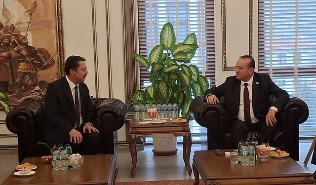 KKTC Başbakan Yardımcısı Ataoğlu, Beypazarı'nda Kıbrıs gazileriyle bir araya geldi