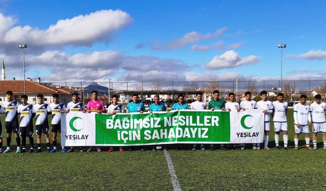 Konya'da amatör spor kulüplerinden Yeşilay'a destek