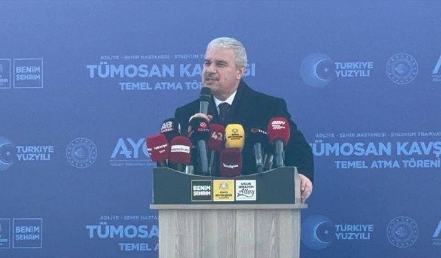 Konya'da Şehir Hastanesi-Stadyum Tramvay Hattı 2. etabının temeli atıldı