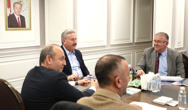 Melikgazi Belediye Başkanı Palancıoğlu, değerlendirme toplantısına katıldı