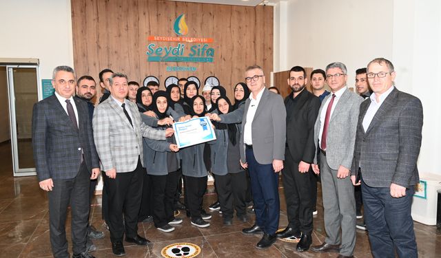 Seydişehir'de iki işletmeye 'İşimiz Temiz Belgesi' verildi