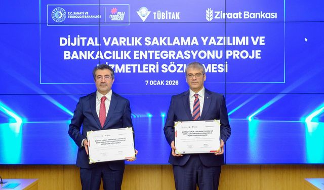 TÜBİTAK ve Ziraat Bankası 'dijital finans' alanında işbirliği yaptı