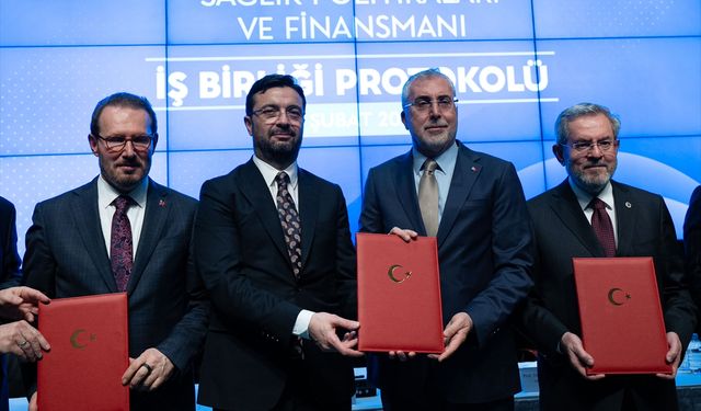 Bakan Işıkhan, 'Sağlık Politikaları ve Finansmanı İşbirliği Protokolü' imza töreninde konuştu: