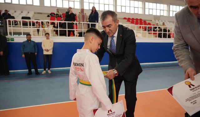 Bala'da tekvando kuşak sınavı heyecanı yaşandı