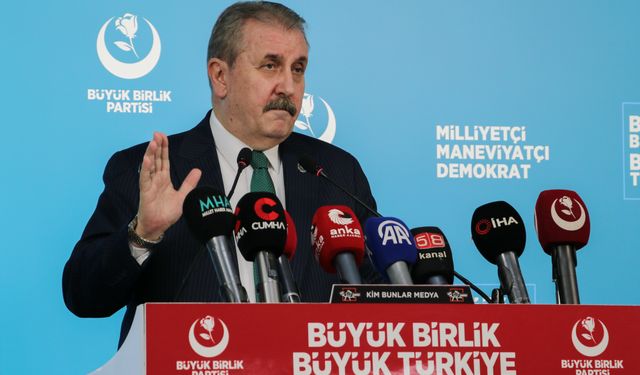 BBP Genel Başkanı Destici, basın toplantısı düzenledi: