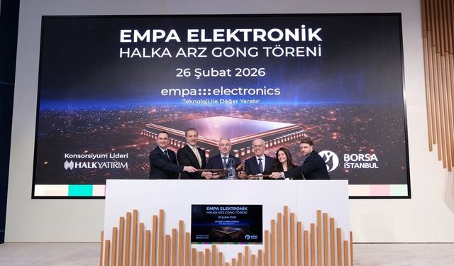 Borsa İstanbul'da gong Empa Elektronik için çaldı
