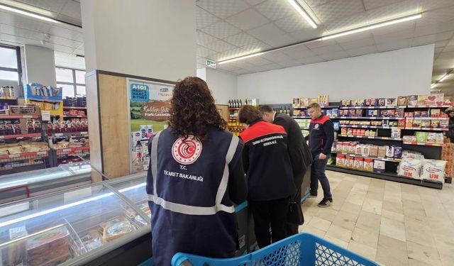 Kırıkkale'de marketlerde gıda denetimi yapıldı