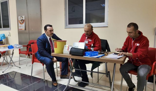 Kırşehir Adliyesinde kan bağışı kampanyası düzenlendi
