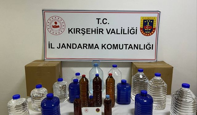 Kırşehir'de kaçak alkol operasyonlarında 2 şüpheli yakalandı