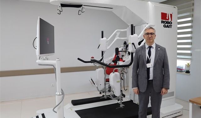 Sivas Numune Hastanesinde robotik yürüme rehabilitasyon cihazı hizmete sunuldu