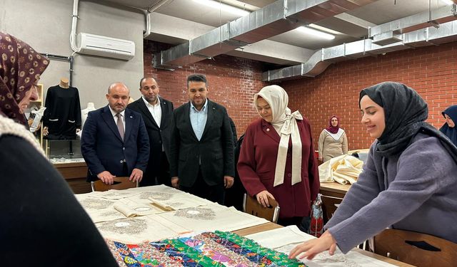 TBMM Milli Eğitim, Kültür, Gençlik ve Spor Komisyonu Başkanı Gürcan'dan TÜGVA ve YEDAM'a ziyaret