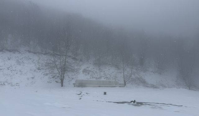 Tekirdağ'da yüksek kesimlerde sis etkili oldu