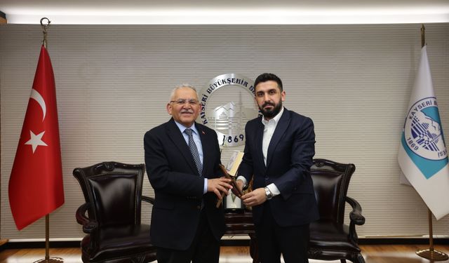 TÜGVA Genel Başkanı Beşinci, Büyükkılıç'ı ziyaret etti