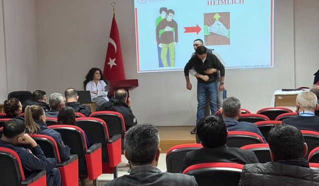 Ulaş'ta ilk yardım eğitimi verildi