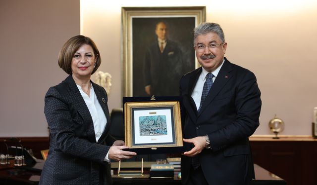 Vali Yılmaz'dan Başkan Ünlüce'ye ziyaret