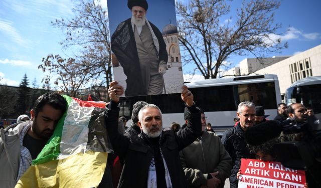 Başkentte ABD ve İsrail'in İran'a yönelik saldırıları protesto edildi