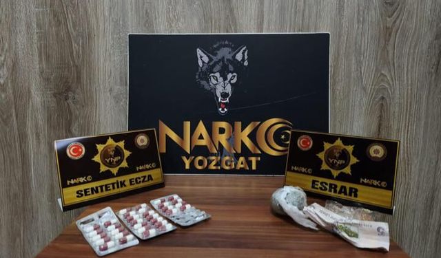 Yozgat'ta uyuşturucu operasyonunda 2 zanlı yakalandı